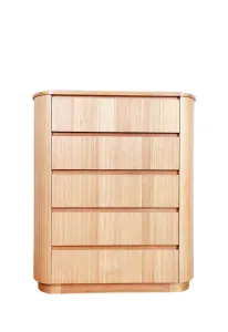 VI Adsila Solid Timber 5 Drawer Tallboy thumbnail 2