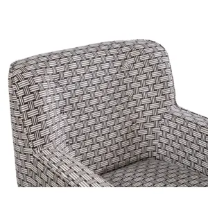 BT Georgia Monochrome Fabric Upholstered Accent Chair thumbnail 7