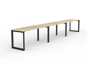 OL Anvil 3-User Workspace – Oak Top with Black Frame thumbnail 11