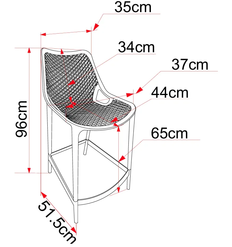 RL Cast Outdoor Counter Stool