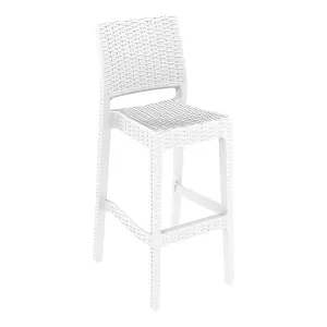 FL Jamaica Hospitality Outdoor Stackable Bar Stool thumbnail 3