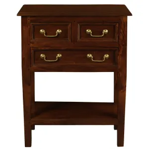 CT Tasmania Solid Timber 3 Drawer Sofa Table thumbnail 4