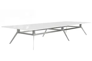 DD Delta Duo Double Span Metal Base Broadroom Table thumbnail 3