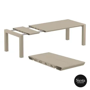 FL 9 Piece Vegas Outdoor Extendable Dining Table Setting with Artemis Armchair thumbnail 4