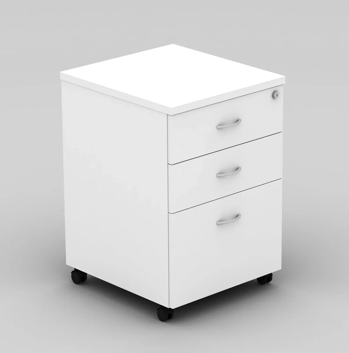 GP OMsystem Commercial Office Mobile Pedestal 2 Drawers & 1 File