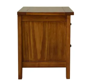 VI Federation Solid Timber 2 Drawer Bedside Table thumbnail 4