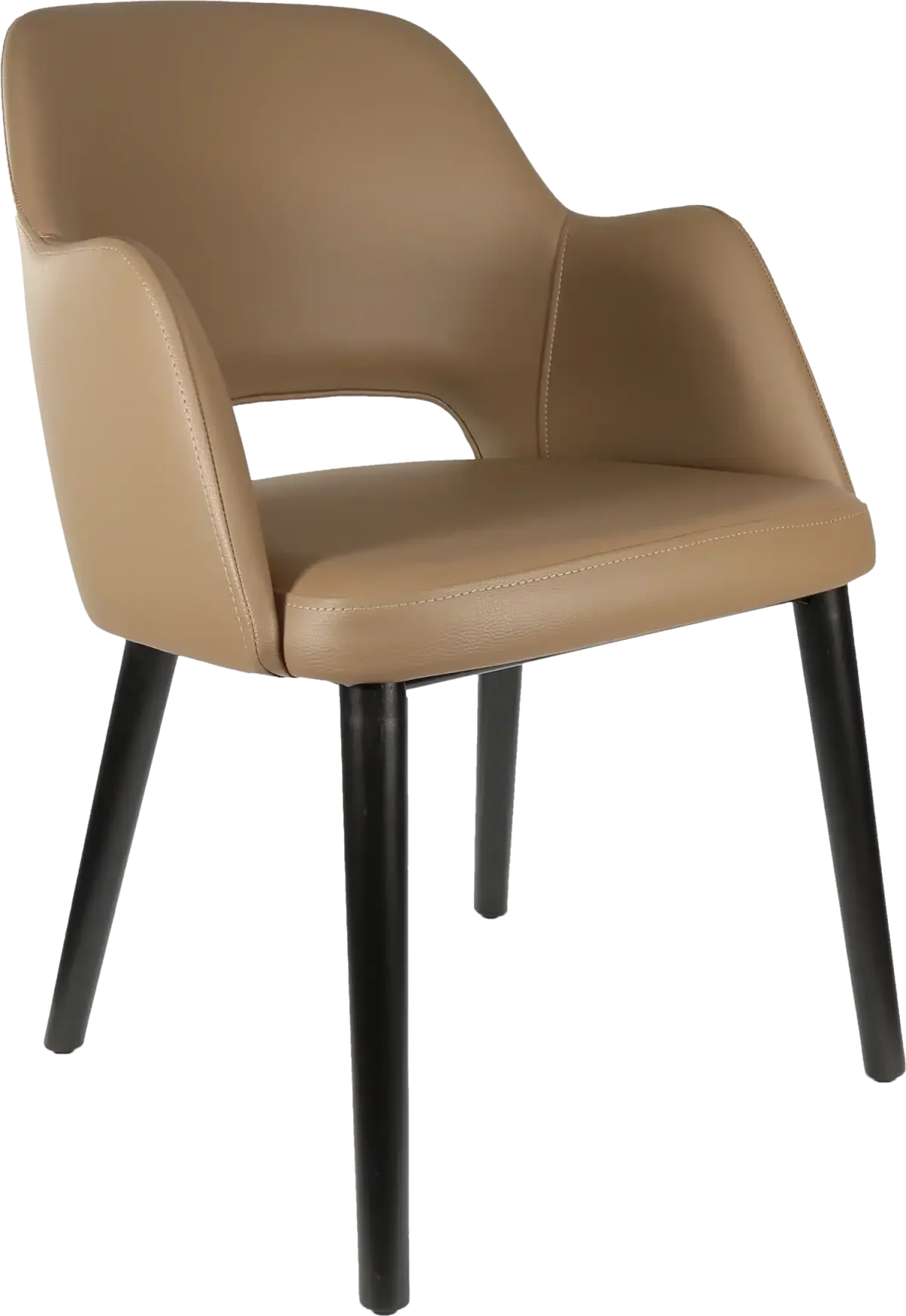 FL Sorbet Vinyl Upholstered Timber Legs Hospitality Chair
