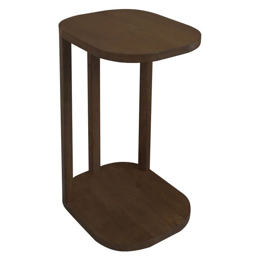 CT Oslo Solid Mindi Timber Side Table