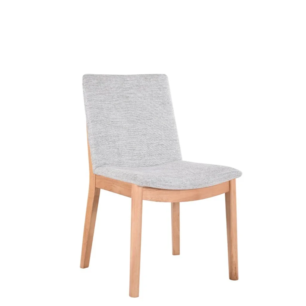 VI Perisher Fabric Upholsteed Timber Leg Dining Chair