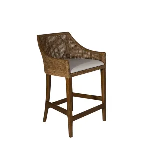 CR Tennessee Timber Frame Rattan Counter Stool thumbnail 14