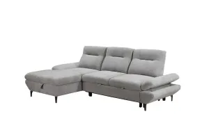 VI Capella 2 Seater Fabric Sofabed with Storage Chaise thumbnail 5
