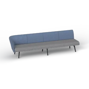 OL Willow Fabric Upholstered 4 Seater 1 Arm Reception Area Sofa thumbnail 1
