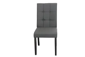 BT Lodge Fabric Upholstered Espresso Leg Dining Chair thumbnail 2