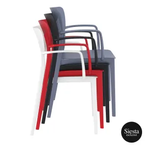 FL Loft Stackable Hospitality Outdoor Armchair thumbnail 8