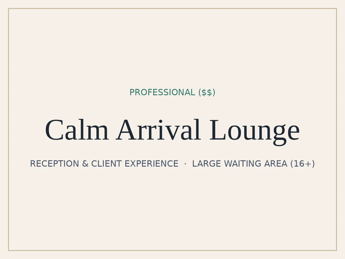 Calm Arrival Lounge