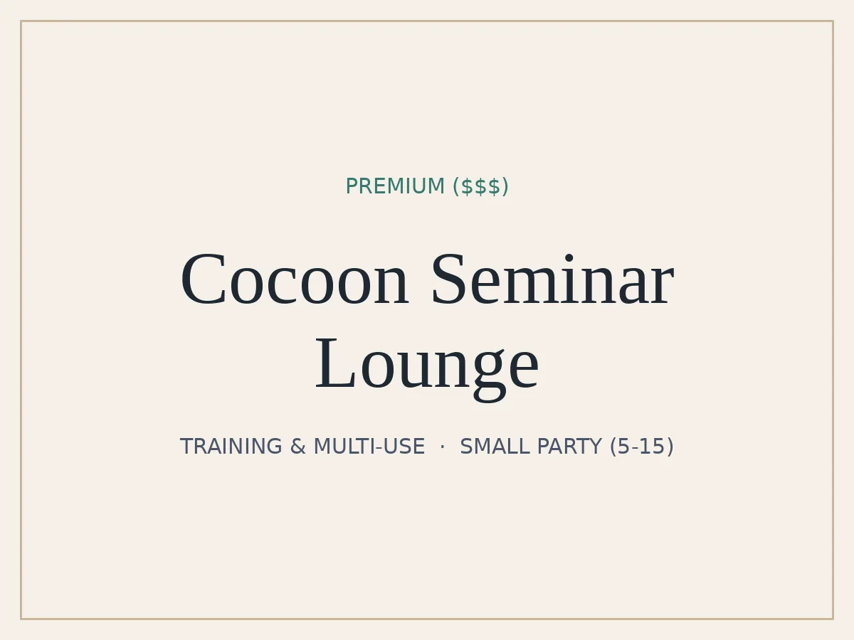 Cocoon Seminar Lounge