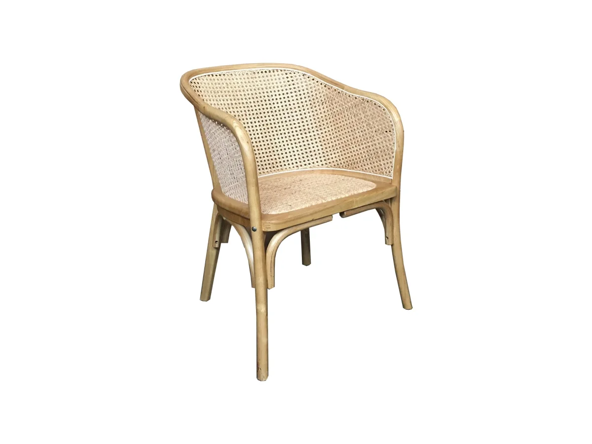 MF Pier Natural Rattan Dining Tub Chair