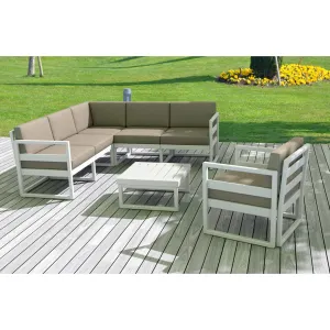 FL Mykonos Hospitality Outdoor Corner Loungeset with Cushions thumbnail 9