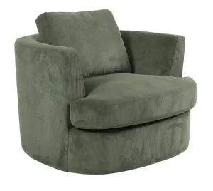 VI Charlotte Fabric Upholstered Swivel Chair thumbnail 3