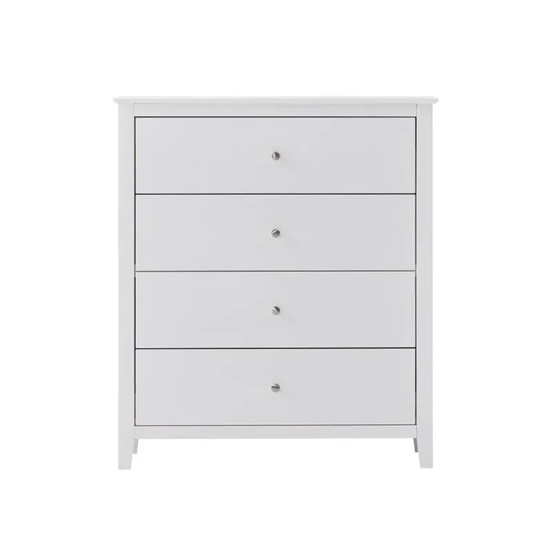 VI Lunar Solid Timber 4 Drawer Tallboy