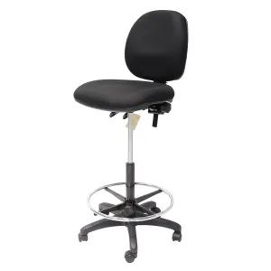 RL EC070BM Fabric Upholstered Drafting Chair thumbnail 3