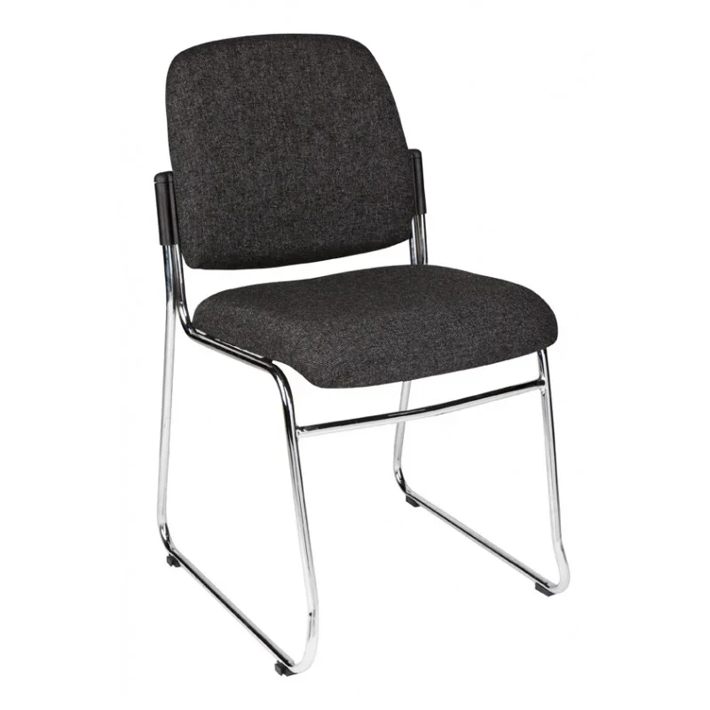 MA Nova Fabric Upholstered Chrome Based Stackable Visitor Chair
