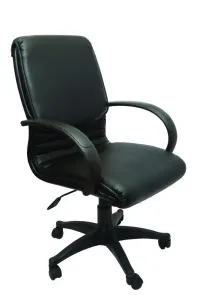 RL CL610 Medium Back PU Leather Upholstered Executive Chair thumbnail 1