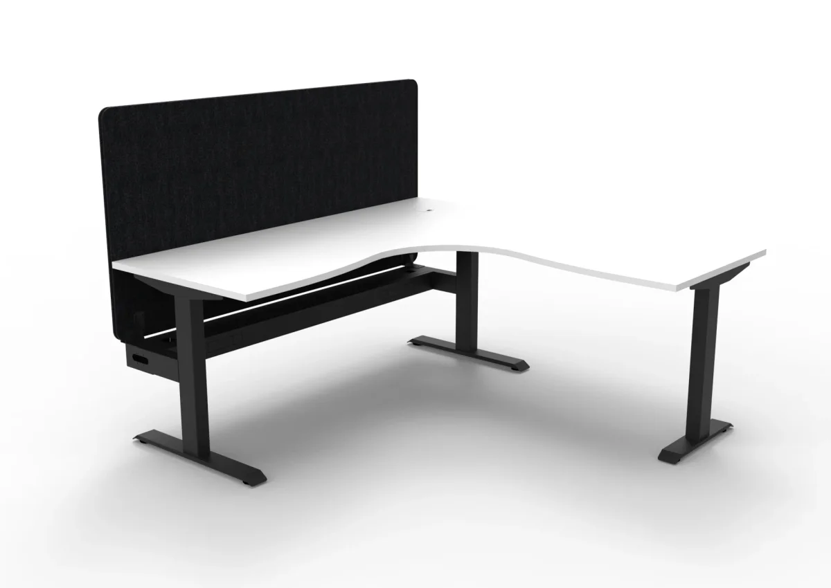RL Boost Static Corner Desk with Eco Panel Screen thumbnail 18