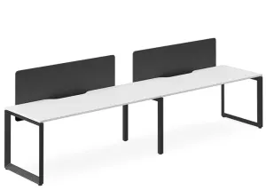 DD Forum Single Sided Workstation For 2 Person with Optic Screen thumbnail 1