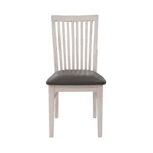 VI Florida Solid Timber PU Leather Seat Dining Chair thumbnail 1