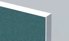 OL Edge25 Floor Mounted Desk Screen - White Frame thumbnail 12