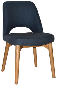 EZ Albury Solid Ash Timber Oak Leg Upholstered Hospitality Dining Chair thumbnail 18