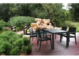 FL Orlando Hospitality Outdoor Square Dining Table thumbnail 9