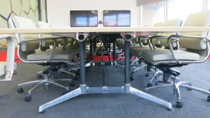 OL Modulus Twin Post Single Span Meeting Table Frame thumbnail 5