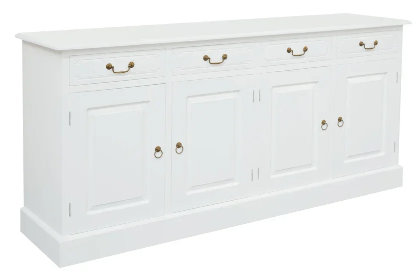 CT Tasmania Solid Timber 4 Door 4 Drawer Buffet