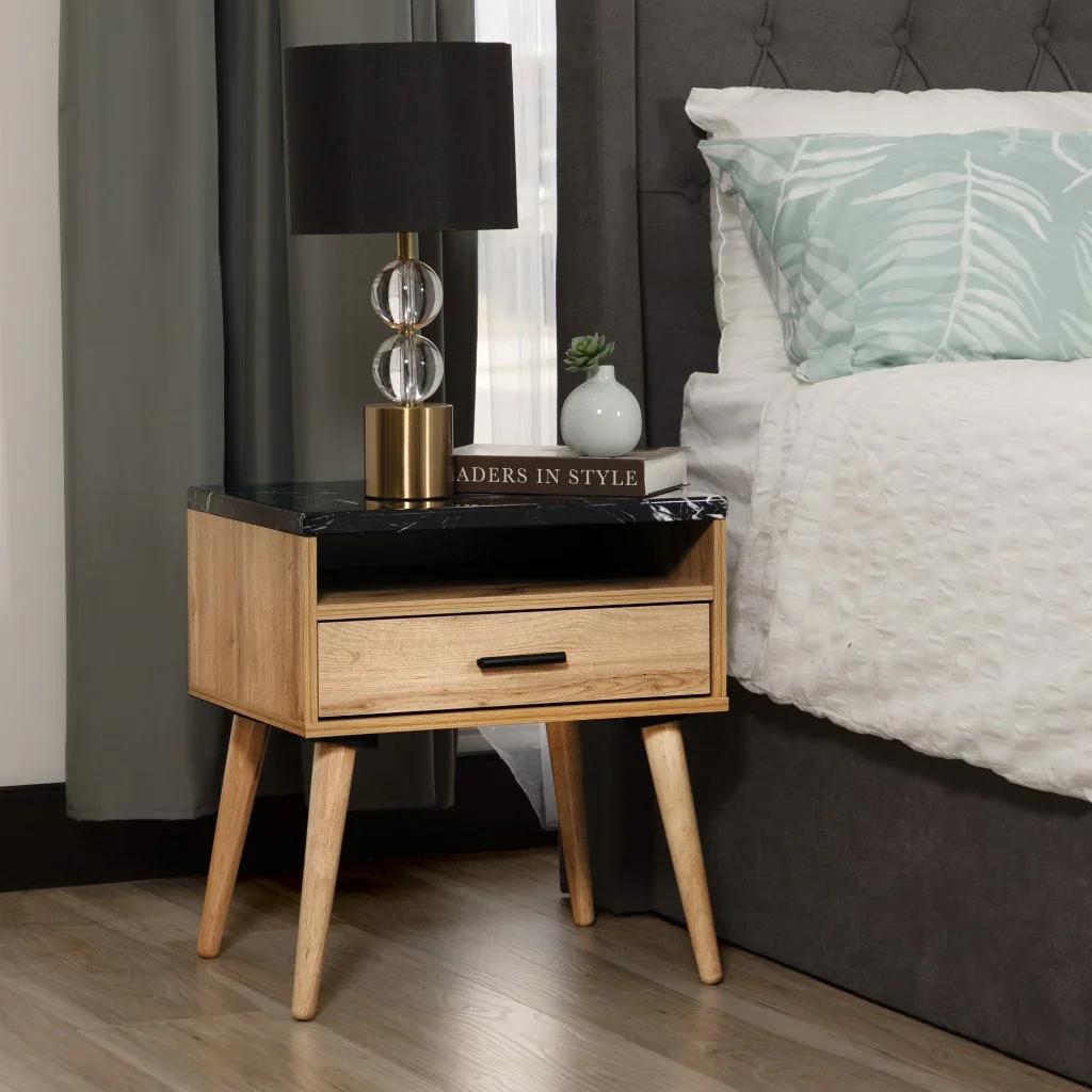 VI Marcello 1 Drawer and a Niche Bedside Table