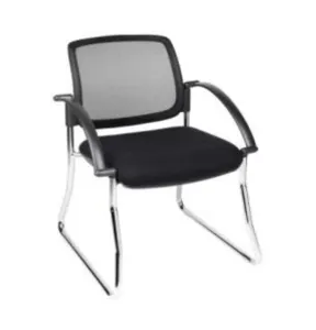 MA Dino 60 Fabric Upholstered Sled Base Arm Chair thumbnail 2