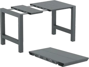 FL Vegas Hospitality Outdoor Extendable Bar Table thumbnail 17