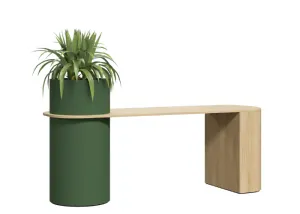 DD Clover Planter Breakout Dining Bench thumbnail 1