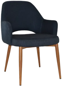 EZ Albury Oak Colour Metal Leg Upholstered Hospitality XL Armchair thumbnail 15