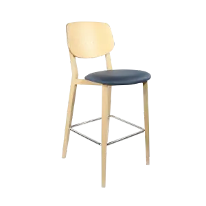 FL Atlanta Upholstered Seat Aluminium Frame Hospitality Barstool - Large thumbnail 11