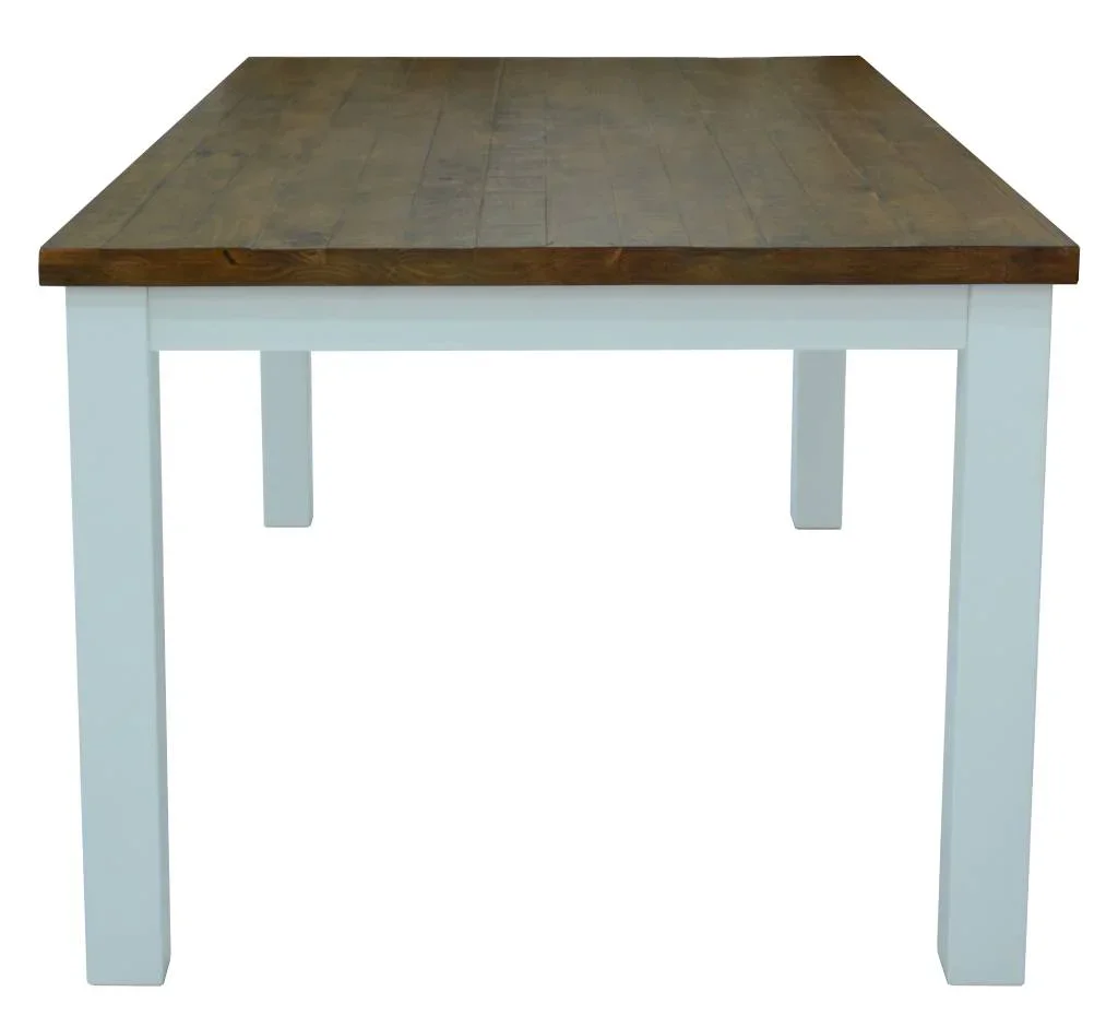 VI Montreal Solid Timber Two Tone Dining Table