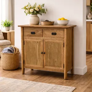 MF Tiffany Solid Timber 2 Drawer 2 Door Cabinet thumbnail 2