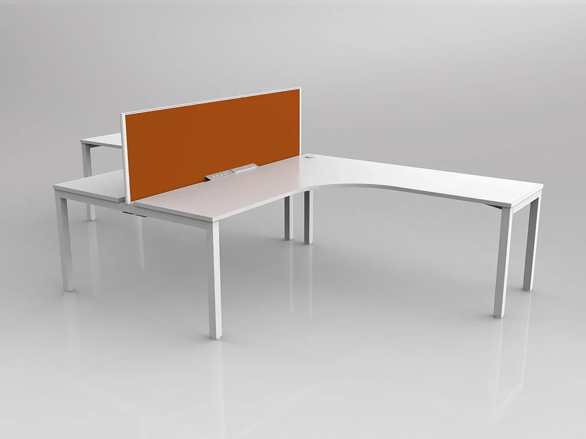 OL Axis 2 User 90° Workstation with Screen - Breathe Fabric thumbnail 12