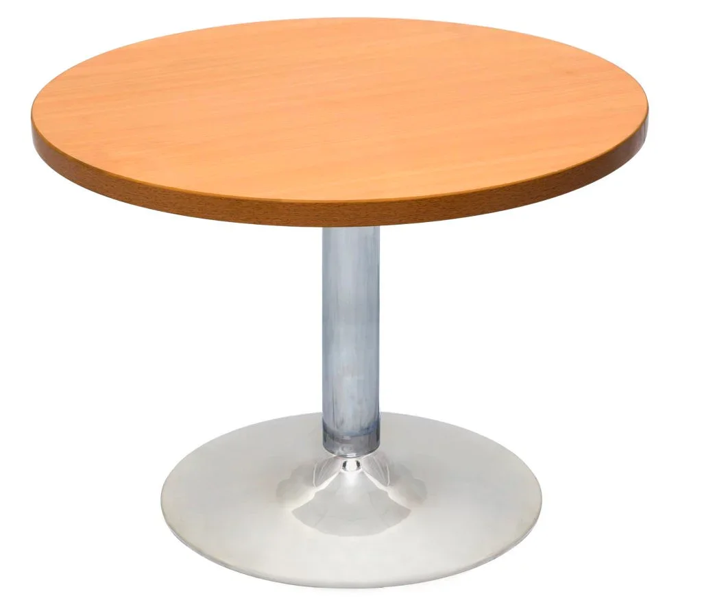 RL Estilo Metal Base Round Coffee Table