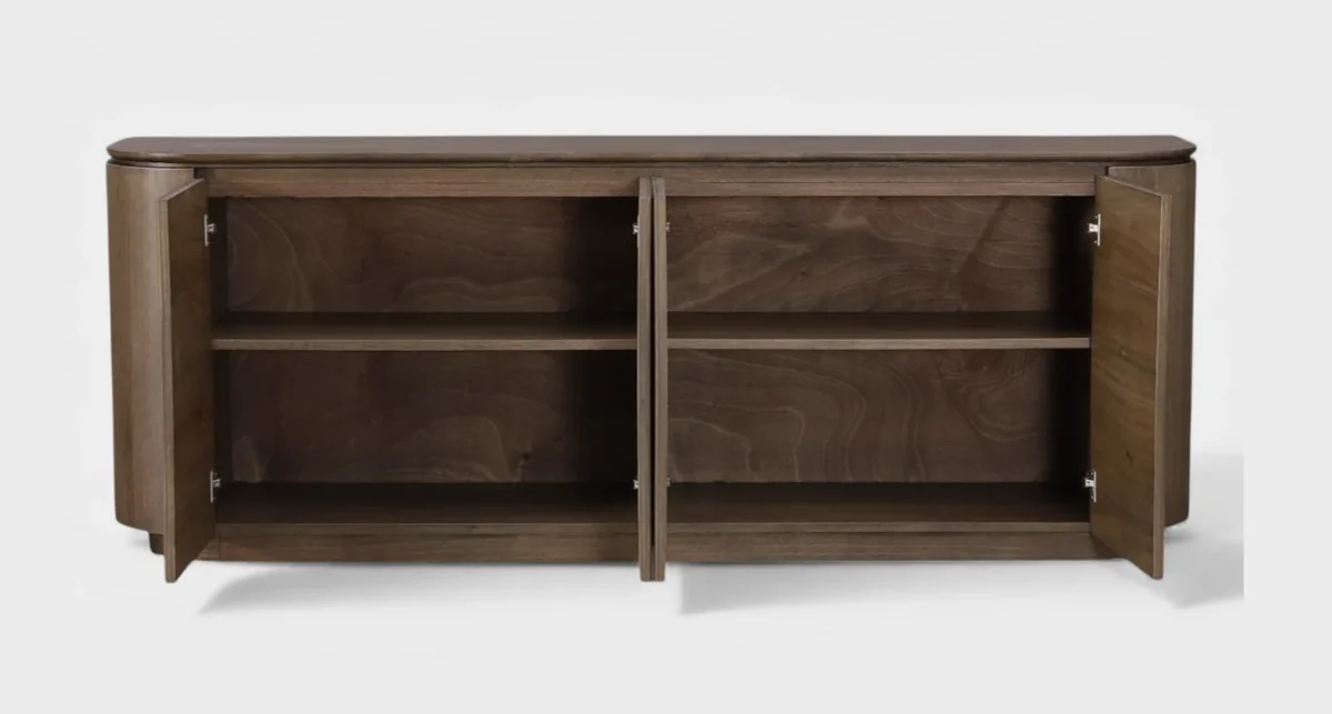 MD Hobart Solid Timber 4 Door Buffet