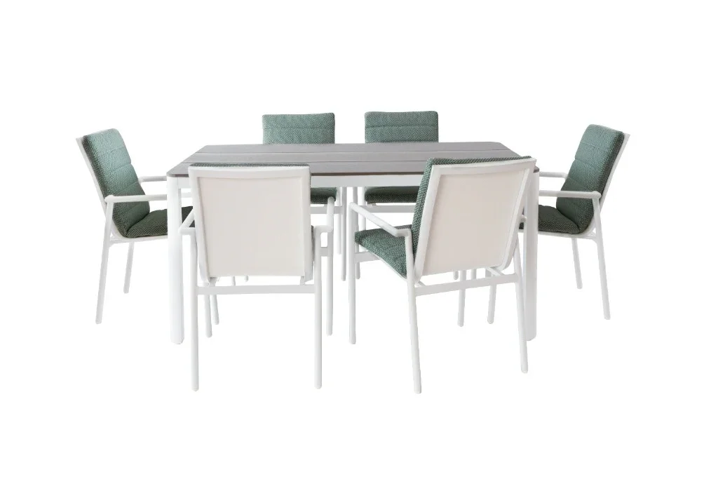VI Astra Aluminium 7 Piece Outdoor Dining Setting