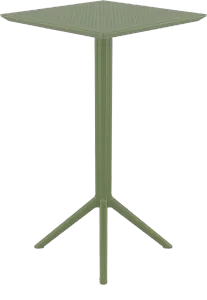 FL Sky Hospitality Outdoor Square Folding Bar Table thumbnail 4