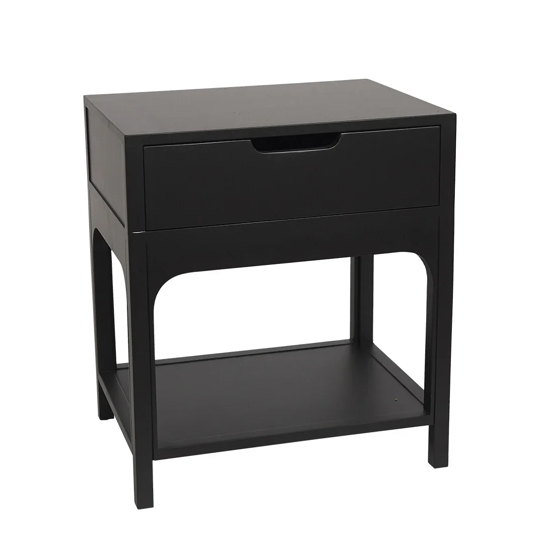 SH Ankara Black Bedside Table