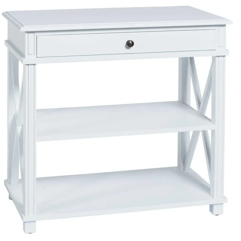SH Mateo Solid Timber 1 Drawer Large Bedside Table